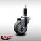 Service Caster 3.5'' SS Gray Poly Wheel Swivel 1-1/8'' Expanding Stem Caster SCC-SSEX20S3514-PPUB-118 - alternate 3